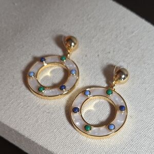 Lucite Door Knocker Earrings